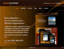 Tablet Screenshot of designsbytierney.com